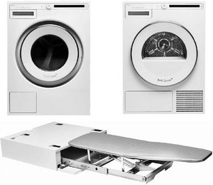 Asko Classic 3 (стиральная машина W2084.W/3 + сушильная машина T208C.W + гладильная доска HI1153W) фото в Екатеринбурге