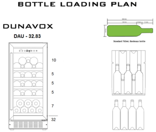 Винный шкаф Dunavox DAU-32.83W фото 3 в Екатеринбурге