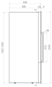 Встраиваемый винный шкаф Pando PVMAV 124-70XR фото 4 в Екатеринбурге