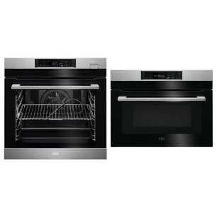 AEG (духовой шкаф BSK788380M + микроволновая печь KMK721880M) фото в Екатеринбурге