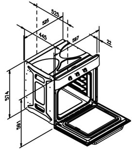 Духовой шкаф Zigmund Shtain BN 19.504 S фото 2 в Екатеринбурге