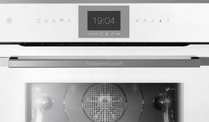 Компактный духовой шкаф с паром Kuppersbusch CBD 6550.0 W3 Silver Chrome фото 2 в Екатеринбурге