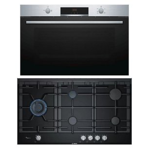 Bosch (духовой шкаф VGD553FB0 + варочная панель PRS9A6D70M) фото в Екатеринбурге