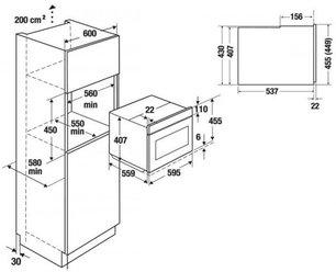 Компактный духовой шкаф с микроволнами Kuppersbusch CBM 6330.0 S9 Shade of Grey фото 4 в Екатеринбурге