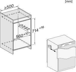 Встраиваемый морозильник Miele FNS 7040 C фото 3 в Екатеринбурге