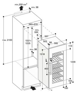 Винный шкаф Gaggenau RW 424-260 фото 2 в Екатеринбурге