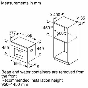 Встраиваемая кофемашина Siemens CT918L1B0 фото 3 в Екатеринбурге