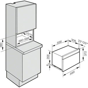 Пароварка Miele DG 3460 BK фото 4 в Екатеринбурге