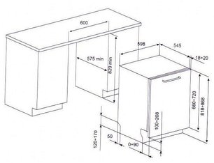 Посудомоечная машина Kuppersberg GLF 689 фото 2 в Екатеринбурге