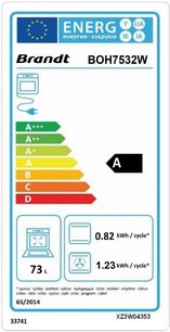 Встраиваемый духовой шкаф Brandt BOH7532W фото 3 в Екатеринбурге