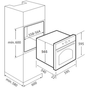 Духовой шкаф Teka HR 650 WHITE CREAM   фото 2 в Екатеринбурге