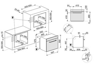 Духовой шкаф Smeg SF6905N1 фото 4 в Екатеринбурге