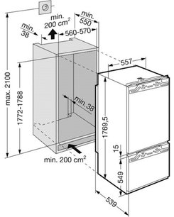 Холодильник Либхер ICB 31660 PremiumPlus BioFresh фото 3 в Екатеринбурге Холодильник Liebherr ICB 31660 PremiumPlus BioFresh фото 3 в Екатеринбурге