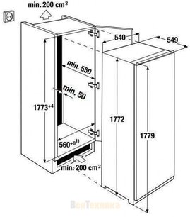 Встраиваемый холодильник Kuppersbusch FK 8305.0 i фото 4 в Екатеринбурге