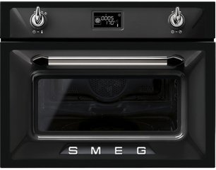Компактный духовой шкаф с СВЧ Smeg SF4920MCN фото в Екатеринбурге