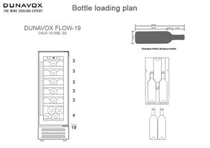 Встраиваемый винный шкаф Dunavox DAUF-19.58C фото 2 в Екатеринбурге
