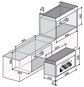 Духовой шкаф Ilve 900-NMP Blue фото 3 в Екатеринбурге