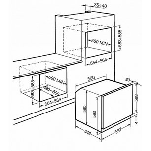 Духовой шкаф Smeg SF800GVP фото 2 в Екатеринбурге