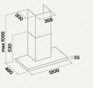 Вытяжка Фалмек Lumina 120 Glass Black wall (NRS) фото 3 в Екатеринбурге Вытяжка Falmec Lumina 120 Glass Black wall (NRS) фото 3 в Екатеринбурге