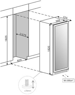 Винный шкаф Pando PBE 182-190 фото 3 в Екатеринбурге