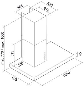 Вытяжка Фалмек Lux 120 white (800) ECP фото 3 в Екатеринбурге Вытяжка Falmec Lux 120 white (800) ECP фото 3 в Екатеринбурге