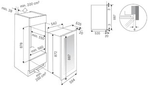Встраиваемый винный шкаф Kuppersbusch FWK 2852.0 S фото 2 в Екатеринбурге