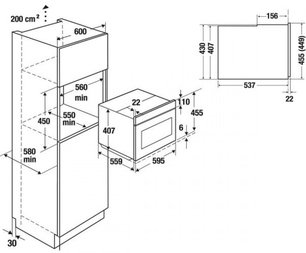 Компактный духовой шкаф с паром Kuppersbusch CBD 6550.0 G5 Black Velvet фото 4 в Екатеринбурге