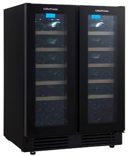 Встраиваемый под столешницу винный шкаф Селлар Приват CP042-2TBH фото 4 в Екатеринбурге Встраиваемый под столешницу винный шкаф CellarPrivate CP042-2TBH фото 4 в Екатеринбурге