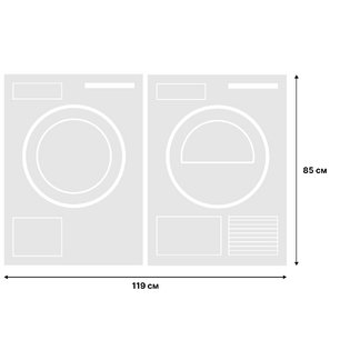 Asko Logic 1 (стиральная машина W4086C.W/3 + сушильная машина T408HD.W) фото 2 в Екатеринбурге