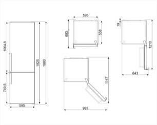 Холодильник Smeg FC182PBNEM фото 3 в Екатеринбурге