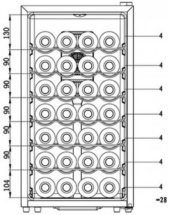 Винный шкаф La Sommeliere LS28KB фото 2 в Екатеринбурге