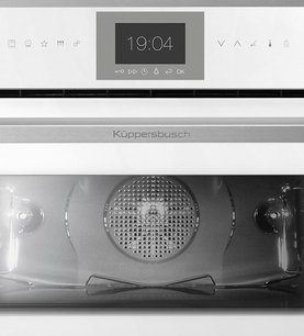 Компактный духовой шкаф с паром Kuppersbusch CBD 6550.0 W1 Stainless steel фото 3 в Екатеринбурге