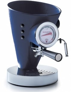 Кофеварка Bugatti DIVA Leather Blue фото в Екатеринбурге