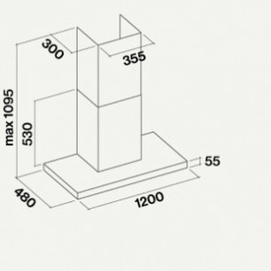 Вытяжка Фалмек Lumina 120 Glass White wall (NRS) фото 2 в Екатеринбурге Вытяжка Falmec Lumina 120 Glass White wall (NRS) фото 2 в Екатеринбурге
