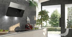Вытяжка Фабер ONYX-V BK GLASS/X A90 фото 2 в Екатеринбурге Вытяжка Faber ONYX-V BK GLASS/X A90 фото 2 в Екатеринбурге