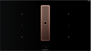 Индукционная варочная поверхность с вытяжкой Kuppersbusch KMI 9850.1 SR-E Copper фото в Екатеринбурге