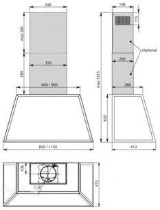 Вытяжка Фалмек TIME 85 anthracite фото 3 в Екатеринбурге Вытяжка Falmec TIME 85 anthracite фото 3 в Екатеринбурге