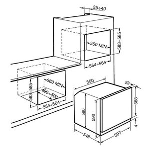 Духовой шкаф Smeg SFP120N-1 фото 2 в Екатеринбурге