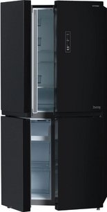 Холодильник Hyundai CM5005F черное стекло фото 3 в Екатеринбурге