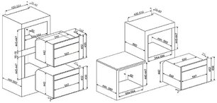 Микроволновая печь Smeg SF4102MN фото 4 в Екатеринбурге