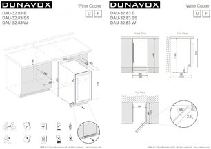 Винный шкаф Dunavox DAU-32.83B фото 3 в Екатеринбурге