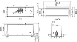 Встраиваемая вытяжка Элика LANE SENSOR BL MAT/A/52 старая версия фото 2 в Екатеринбурге Встраиваемая вытяжка Elica LANE SENSOR BL MAT/A/52 старая версия фото 2 в Екатеринбурге
