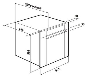 Духовой шкаф De Dietrich DOP 1055 E (ретро) фото 4 в Екатеринбурге