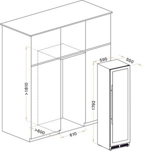 Винный шкаф Meyvel MV98-KST3 Slim фото 4 в Екатеринбурге