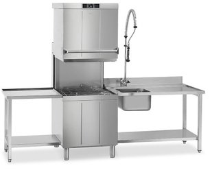 Купольная посудомоечная машина Smeg HTY620DS фото 2 в Екатеринбурге