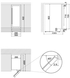 Встраиваемый винный шкаф Pando PVZB 30-16CRR фото 3 в Екатеринбурге