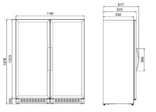 Винный шкаф Dometic C101G Double Classic фото 3 в Екатеринбурге