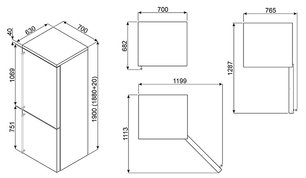 Холодильник Smeg FA8003P фото 2 в Екатеринбурге