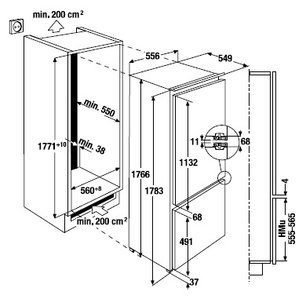 Холодильник Kuppersbusch IKEF 3080-1-Z3 фото 2 в Екатеринбурге
