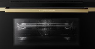 Компактный духовой шкаф с микроволнами  Kuppersbusch CBM 6330.0 S4 Gold фото 3 в Екатеринбурге